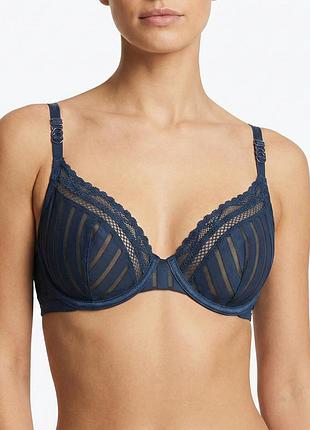 Бюстгальтер на косточках marks&spencer 80a синий 80a