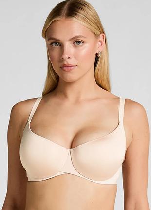 Бюстгальтер hunkemoller smooth pd 70a бежевый/linen