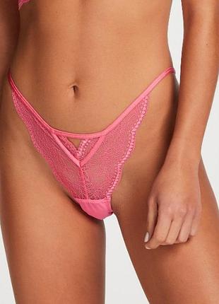 Трусики hunkemoller isabelle brasilian l рожеві/fandago pink l