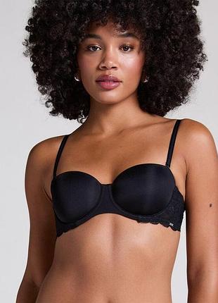 Бюстгальтер hunkemoller angie pb 85b черный/black 85b