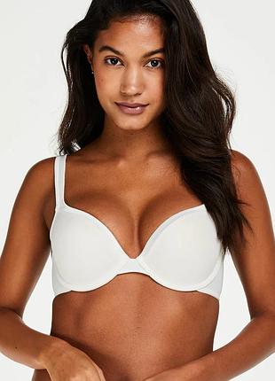 Бюстгальтер hunkemoller satin ts pp 80c білий/off white