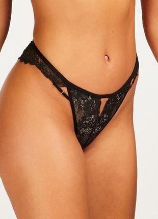 Трусики hunkemoller josefina hl brasilian 2xl черный/caviar
