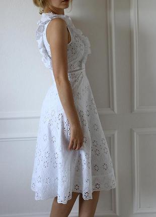 Платье с ажурной вышивкой zara4 фото