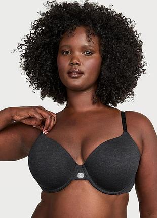 Бюстгальтер з кісточками victoria's secret 36d/80d чорний