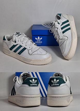 Кросівки adidas rivalry low оригінал (р. 46) мужские кожаные кроссовки кеды / стиль gazelle samba dragon og