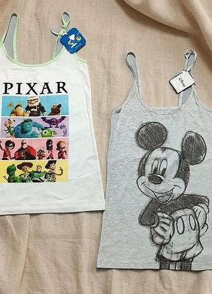 Набор 2 ед. майки пижамные майки primark 2xs