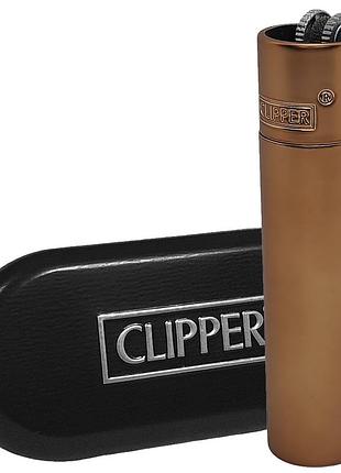 Clipper запальничка металева "metal dark rose gold"