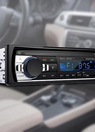 Автомагнитола car mp3 sa 520 iso +вт / bluetooth магнитола с подсветкой в авто / мощная автомобильная аудиосистема