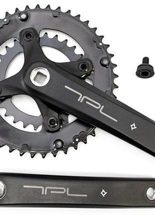 Шатуни prowheel tpl-101, 28-44т, l170 мм, під квадрат чорний (089u6)