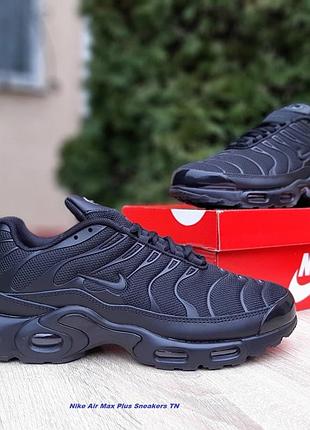 Nike air max plus sneakers tn black чорні