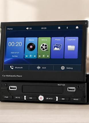Автомагнитола с сенсорным дисплеем swm 7102 1din / магнитала с bluetooth / car stereo mp5