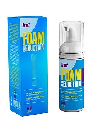 Пена для интимного ухода intt foam seduction, унисекс, 50 мл.