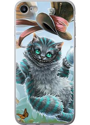 Чехол на iphone 8 чеширский кот 2 из пластика fch_0161661