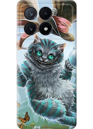Чехол на xiaomi poco x6 pro чеширский кот 2 из силикона fch_0161645