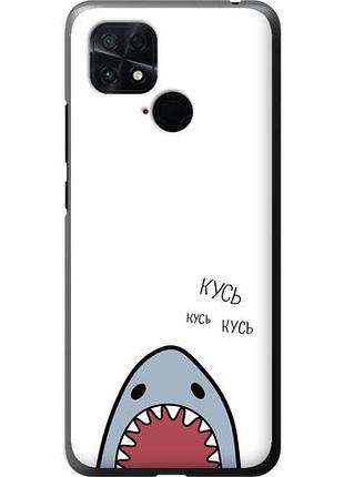 Чехол на xiaomi poco c40 акула из силикона fch_0003760