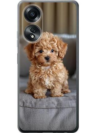 Чехол на oppo a58 4g mini-maltipoo из силикона fch_0162479