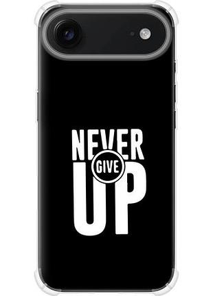 Чехол на iphone 17 air никогда не сдавайся из силикона fch_0164661