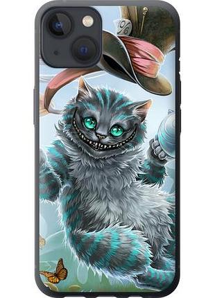 Чехол на iphone 13 чеширский кот 2 из силикона fch_0009518