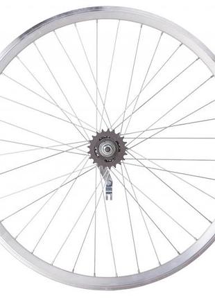 Колесо заднє 26" vlt торпеда velosteel, сірий (whrvlt-al-26-014)