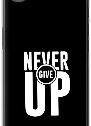 Чехол на iphone 16e никогда не сдавайся из силикона fch_0164662