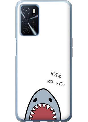 Чехол на oppo a54s акула из силикона fch_0164105