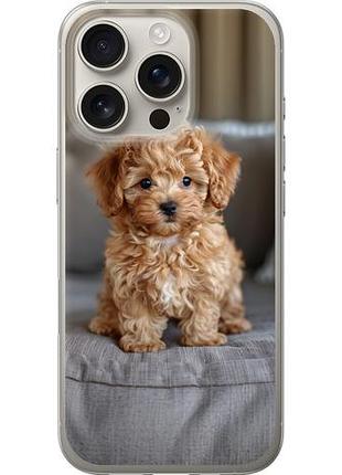 Чехол на iphone 16 pro mini-maltipoo из силикона fch_0142985