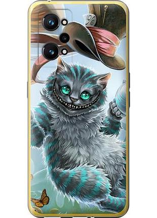 Чехол на realme gt neo 3t чеширский кот 2 из силикона fch_0161627
