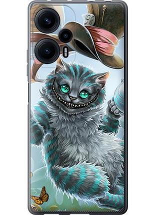 Чехол на xiaomi poco f5 чеширский кот 2 из силикона fch_0052380