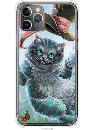 Чехол на iphone 11 pro чеширский кот 2 из силикона fch_0161663