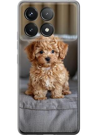 Чехол на xiaomi poco f6 pro mini-maltipoo из силикона fch_0162546