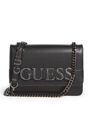 Женская сумка кросс-боди на цепочке guess 19gf-329 черная