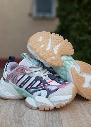 Adidas vento xlg deluxe белые с серым и малиновым