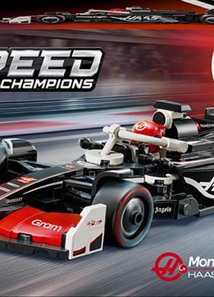 Конструктор lego speed champions гоночный автомобиль moneygram haas f1 team vf-24, 242 детали (77250)