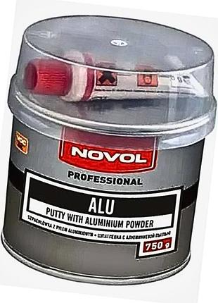 Автошпаклівка novol alu з алюмінієм 0.75 кг