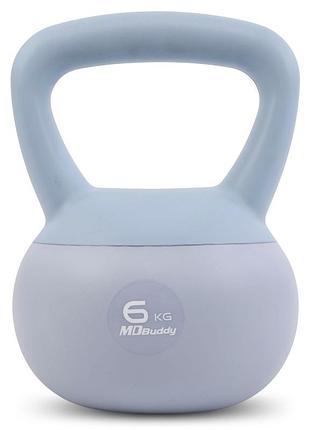 Гиря мягкая mdbuddy soft kettlebell ta-7039 вес 4-10кг цвета в ассортименте 6