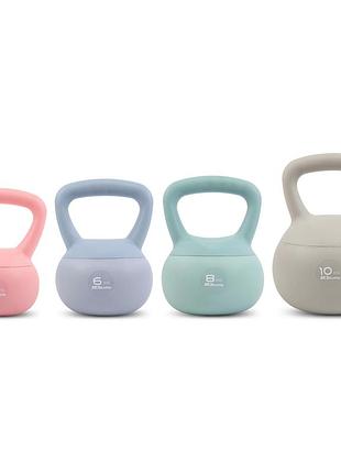 Гиря мягкая mdbuddy soft kettlebell ta-7039 вес 4-10кг цвета в ассортименте