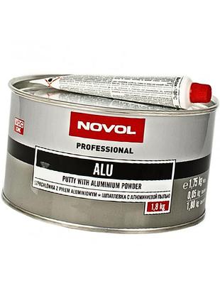 Автошпаклівка novol alu з алюмінієм 1.8 кг
