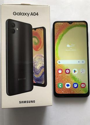 Смартфон samsung galaxy a04 a045f black 4/64, 2023р
