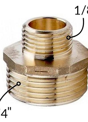 Ниппель переходной 1/4"*1/8"н, днепр