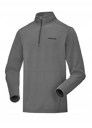 Чоловіча футболка з довгим рукавом parkside s 44 - 46 , thermo-troyer grey