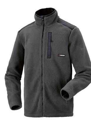 Чоловіча куртка parkside sherpa xl сіра, тепла флісова куртка