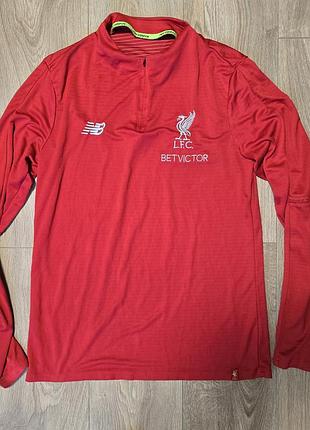 Liverpool new balance 1/4 zip training top