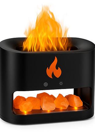 Тихий ультразвуковий зволожувач docsal flame 3 в 1, автоматичний ароматизатор для дому iy-73