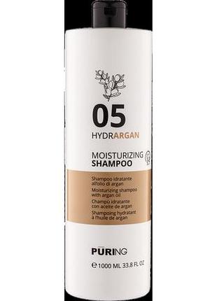Зволожувальний шампунь з аргановою олією puring 05 hydrargan 1000 мл