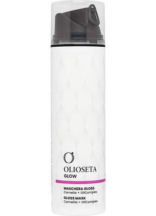 Маска для сяйва волосся barex olioseta glow 200 мл
