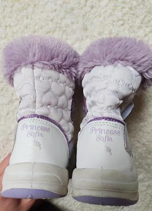 Сапоги детские сапожки для девочки принцесса софия , princess sofia, детская обувь5 фото