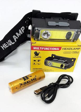 Налобный фонарик с регулируемым ремешком, налобный фонарик с влагозащитой на лоб eg-11