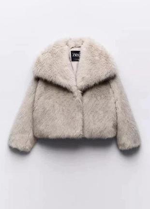 Шуба екохутро zara
