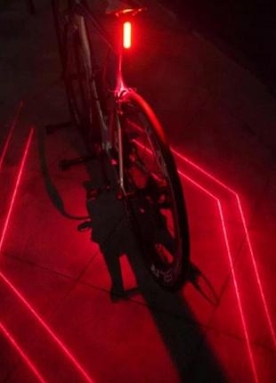 Розумний задній ліхтар для велосипеда leadbike ld80-6led, велосипедний ліхтар задній габаритний bu-83