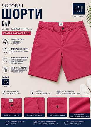 Мужские шорты фирмы gap